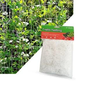 [골드스마일]식물 지지대 오이 호박 넝쿨 그물망 정원 지원 네트 식물용