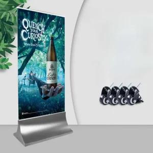 북유럽 잡지꽂이 팜플렛 철제 리플렛 브로셔 접이식