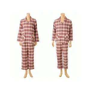 [솔브] 정상 면100 양면기모 따뜻하고 부드러운 체크 커플 파자마 세트 SPA2533W SPA2.._P410993112