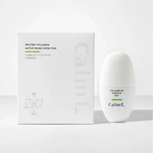 [캄프][더블 보습케어 2종]캄프 멜팅 콜라겐 액티브 99.94 치크 필름 5매 + 콜라겐 95 앰플 미스트
