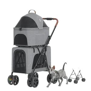 고양이와 강아지 유모차 분리 개모차 애완견 소형 소형견