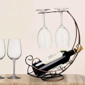 와인랙 브론즈 인테리어 소품 선물 장식장 포도주 양주 샴페인 과실주 홈바 장식장 식탁 소품 거치대 보관