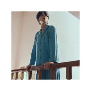 [솔브]비너스 정상 커플잠옷 코트나 V로고 자카드 남성 파자마 VPA4564M A_P411056400