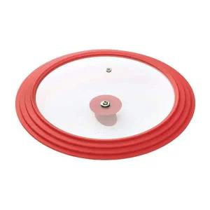 [콩심팥심]풍년 프라이팬 유리뚜껑 26-30cm 실리콘 냄비덮개 기름튐 방지