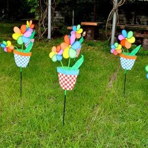 [콩심팥심]정원바람개비 정원장식품 꽃화분 바람개비 마당꾸미기 조경소품