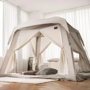 로티캠프 난방 텐트 침대 방한 보온 우풍 수면 패밀리