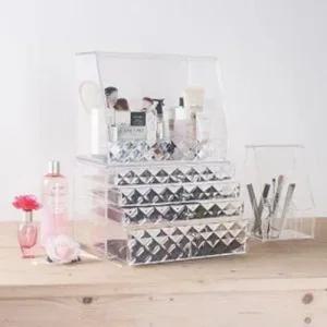 레이디와이 화장품 정리함 4단 쥬얼리 서랍세트DABD04 W26839A