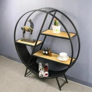진열대 바닥용 벽선반 빈티지 원형 인테리어 선반 수납장