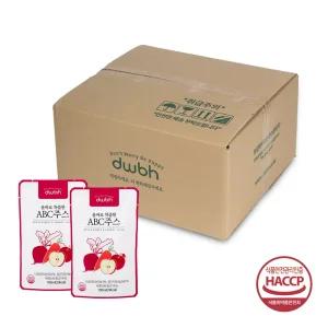 [실속포장] 사과 비트 당근 국내산100 저온착즙 ABC주스 100ml 70포