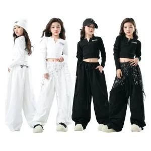 아동 주니어 방송댄스복 공연복 댄스의상 세트 힙합 무대의상 초등댄스