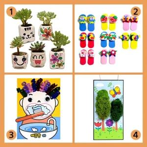 집콕 만들기 꾸러미세트-16신나는놀이 아이들이좋아하는 어린이교재 유치원 유아미술 방학숙제 창의 만들기