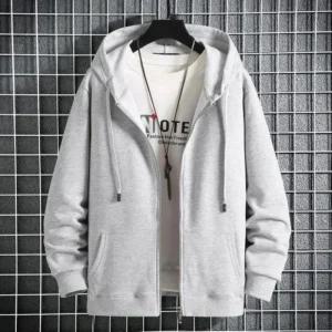 사계절 루즈핏 남자 간절기 후드 오버핏 점퍼 가디건