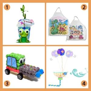 집콕 만들기 꾸러미세트-12신나는놀이 아이들이좋아하는 어린이교재 유치원 유아미술 방학숙제 창의 만들기