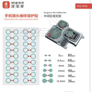 방 무접착 부분 렌즈 스티커 휴대폰 6in1 수작업공구 수리 보호 개 차단