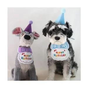 강아지 생일 모자 케이프 세트 SET 파티 애견 고양이 꼬깔 햇꼬깔 용품 고깔