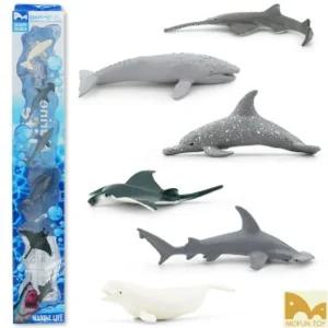 모펀 MP6029 미니 피규어 벨루가와 바다친구들동물모형어 규어 동물어 장난감 인형 상어어 벨루가어