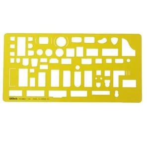 산키스 템플레이트 가구 설비 NO.8801 위생플릿 코링플릿 미술입시 각도자 제도용자 화방용품 사무 보조 디