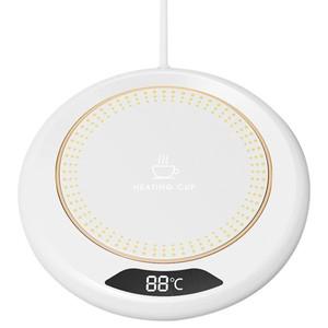 커피 머그잔  자동 차단 책상 전기 음료 차 물 우유 온도 조절기 코스터 여행 사무실 사용