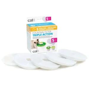 하겐 캣잇 43746 트리플 액션 필터 5p고양이급수기 애묘정 애완 반려동물 물병