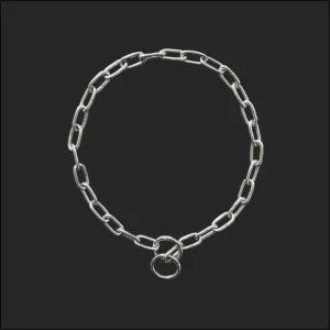 스텐 철목 4mm 강아지 목걸이 초크체인 애완견 쇠사슬 스트랩목줄 산책 개목 반려견 댕댕이 애견