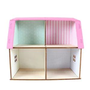 영공방 인형의집 A타입 (YM495)모형조립용품 만들기 만들기키트 어린이용 즈용 만들기완구 나무 재료