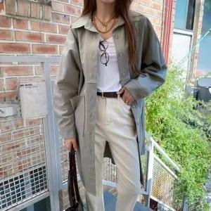 [라일리여성의류] Rly 트렌치코트 코트 하프코트 숏코트 핸드메이드코트