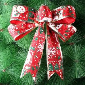 비타리토 블레스 레드 리본 벽트리 오너먼트장식품 크리스마스