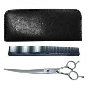 애견셀프미용 강아지 커브가위 일자빗 세트 블루볼트 애견 셀프미용 애견커브가위