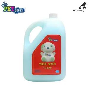 애견 펫퍼스 대용량 탈취제 (사과향) 4L 크리너