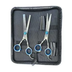 미용용품 미용가위 도금볼트 숱가위 세트 모모 애견용품