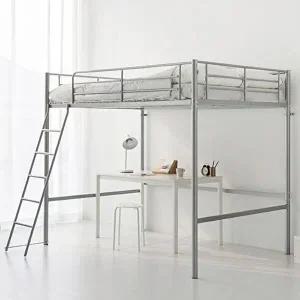[마켓비]고품질 이층벙커침대 어린이 안전가드 조립식 침대프레임 철제침대프레임 낙상방지침대 싱글침대