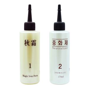 동방코스메틱 백광 추상 매직 아이롱 펌 파마약 170ml