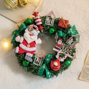크리스마스트리 리스 가랜드 벽장식 소품 벽트리 5 / 장식 소품 만들기 꾸미기 매장 현관 소품