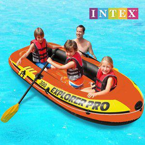 [인텍스]58358 익스플로러프로300보트 물놀이배 3인용 보트세트