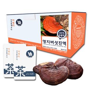 중저온추출 16시간 국산 영지버섯 즙 진액 100ml x 30포