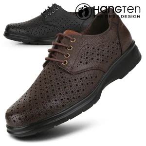 [행텐] 천연가죽 시원한 펀칭디테일 남자구두 옥스포드 여름구두 캐주얼 컴포트화 활동화