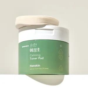 [블프한정 초.특.가!] [한스킨 BEST] 순한 어성초 카밍 토너패드 70매 본품+리필 세트