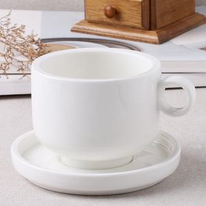 꽃싸롱 라떼잔세트 카페 카푸치노 잔