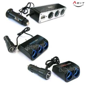 멀티시거소켓 시거잭충전기 2구 - 3구 4구 시거잭멀티소켓 USB