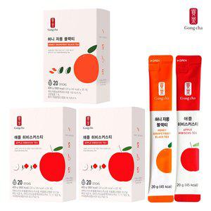 공차 허니자몽블랙티 1개 +애플히비스커스 2개 (60T)