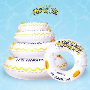 ETN 몬스터 원형 튜브 120cm 물놀이 용품 도넛 성인 어린이 수영