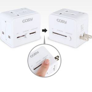 해외 여행용 멀티 아답터 콘센트 변환 플러그 usb 2포트 유럽 미국 중국 일본 영국 호주 여행 필수품 추천