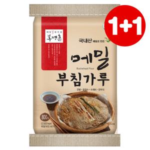 봉평촌 메밀부침가루 800g 총 2개 수제비 부침개