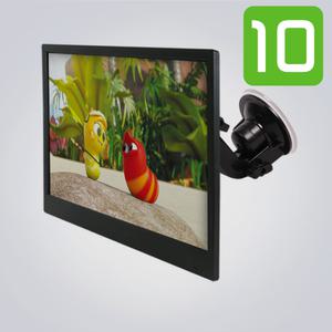 카멜 10인치 차량용모니터 PF1040IPS+흡착형 블랙