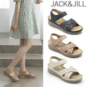 잭앤질 반짝 큐빅 벨크로 샌들(JB2406)