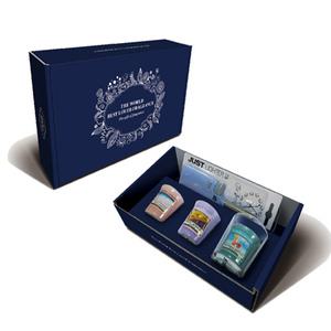 양키캔들 보티브 3종 + 유리홀더 + 미니 롱 라이터 선물세트 L,랜덤발송