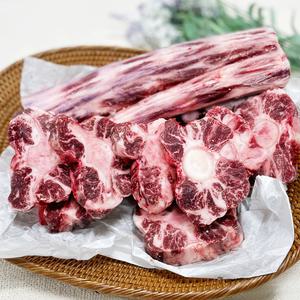 국내산 1등급이상 알꼬리 끝부분 제거 최상급 손질 지방제거 소꼬리 1kg  보양식 보신용 냉동