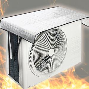 열차단 에어컨실외기 은박커버 방수썬블록 단열가리개 절전 안전 대형