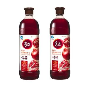 청정원 홍초 석류 1.5L 2개