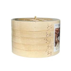 23cm 대나무 만두찜기 ( 업소용 찜통 딤섬 2단 떡시루 수육 뷔페 찜요리 찜솥 호빵 떡만들기 )